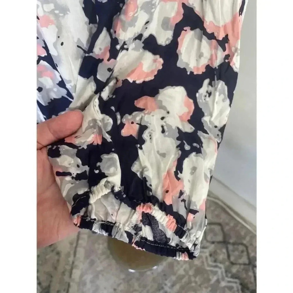 Women's Saint Tropez West Blue and Pink Floral 3/4 Sleeve Blouse Size 1X NWT 068 - Picture 4 of 11